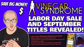 Vinegar Syndrome LABOR DAY Sale And SEPTEMBER Titles Revealed! - Big TIME Savings And DEALS!