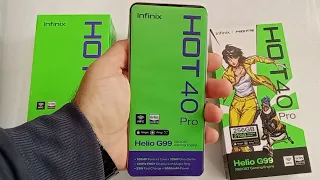 Unboxing infinix Hot 40Pro , review, test camera, price, fiche technique