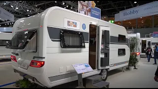 Hobby De Luxe 515 UHK 2021. 7 people. Caravan with fold-down bed: lots of space.