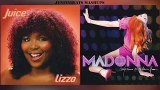 Juice x Hung Up (Mixed Mashup) -  Lizzo x Madonna | JustinBeats