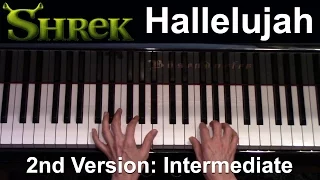 Hallelujah, Cohen (Intermediate Piano Solo)