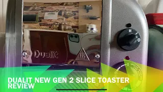 DUALIT New Gen 2 Slice Toaster - Unbox and Review #dualit