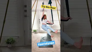 Try this flow! #aerialyoga