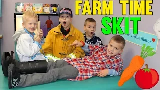 Trouble on the Farm! Twin Time Playtime Skit