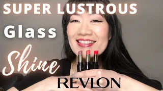 Shades that aren't Rum Raisin 😜 Revlon Super Lustrous GLASS SHINE Lipstick SWATCHES