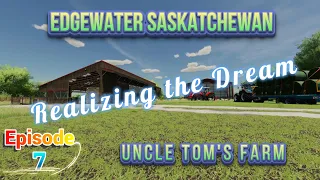 Building the Sheep Pen!! | Edgewater Saskatchewan | FS22 | Episode 7