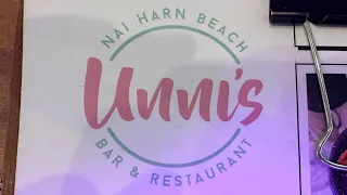 Unni’s Bar and Restaurant Nai Harn Beach Phuket Thailand