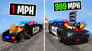 Upgrading Slowest to Fastest Police Car on GTA 5 RP