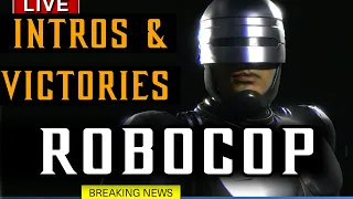 Mortal Kombat 11 | All Robocop Intros & Victory Animations