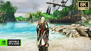 [8K] AC Black Flag RTX 4090 - RAYTRACING Reshade BeyondHorizonFX - Super Realistic Graphics Enhancer