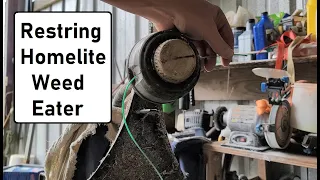 How to Restring a Homelite Weed Eater | Easy Guide