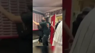 guy messes with pizza shop and it DOES NOT end well…