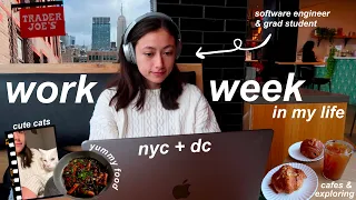 work week in my life | nyc & dc