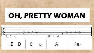 OH! PRETTY WOMAN cover (Guitar Tab)