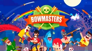 Bowmasters Мастера Стрельбы Битва Героев Игра как мультик Детское видео Боумастер Let's play