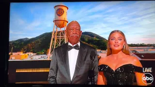 Morgan Freeman and Margot Robbie Oscars 2023