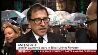 David O. Russell (Silver Linings Playbook) - BAFTA 2013 red carpet interview (BBC News, 10.2.13)