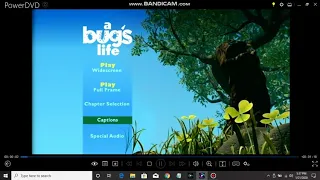 A Bug's Life 2003 DVD Menu Walkthrough (2019 Re-Print)