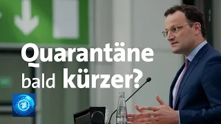 Bis zu zehn statt wie bisher 14 Tage soll die Corona-Quarantäne künftig in der EU dauern