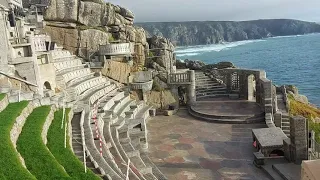 A little walk 1 Mile around Minack Theatre Cornwall