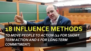 18 Influence Methods to Move People to Action