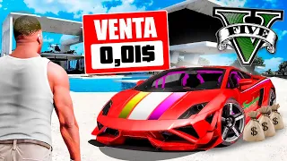 GTA 5 pero TODO LO QUE COMPRE VALE $0,01 (MODS)