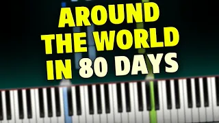 🗺 Around the world in 80 days Song (Victor Young - Sky Symphony) Piano Cover (Sheet Music + midi)