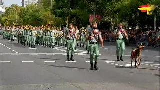 Desfile De La Legión En La Fiesta Nacional España 12 Octubre 2019