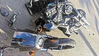 When BIKES Break To PIECES - Unexpected and Crazy Motorcycle Moments - Ep.477