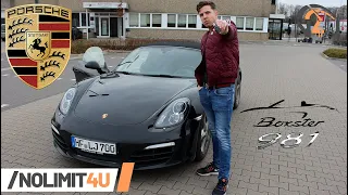 Porsche Boxster 981 TOP SPEED POV Drive on AUTOBAHN | Acceleration & Sound REVIEW by NoLimit4U