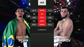 Майкон Силван vs. Азамат Пшуков | Maycon Silvan vs. Azamat Pshukov | ACA 143