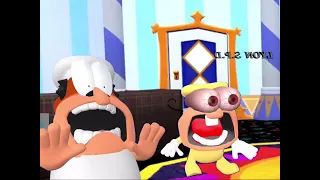 Smg4 screaming meme but the pizza tower characters are there (with fnf bf :3)