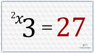 Solving a tetration equation