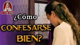 🤔Cómo CONFESARSE bien paso a paso. Errores en la CONFESIÓN 🔴En Vivo con los Caballeros de la Virgen