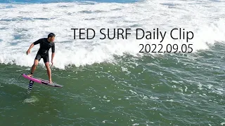 TED SURF Daily Clip / SUPサーフィンスクール&プローンフォイルセッション