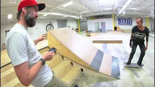 SCARIEST SKATE RAMP EVER! / You Have To Skate It!