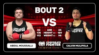 Corporate Fighter 37 - Abdul Moussalli v Calvin Mulipola