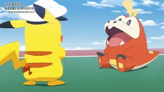 Captain Pikachu! in only 1 minute Pokemon horizons ep7.