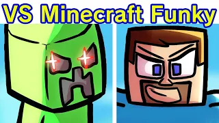 Friday Night Funkin' VS Minecraft Funky Edition FULL WEEK (FNF Mod/Hard) (Herobrine, Cow, Creeper)