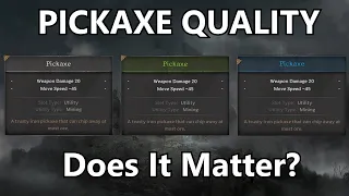 Does Pickaxe Quality Affect Mining Speed? - Dark and Darker (OUTDATED)