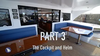 HH 66 Catamaran Cockpit & Helm Review with Scott Rocknak Part 3