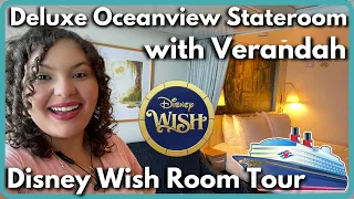 Disney Wish (Stateroom Tour) Deluxe Oceanview Stateroom with Verandah | Disney Cruise Line