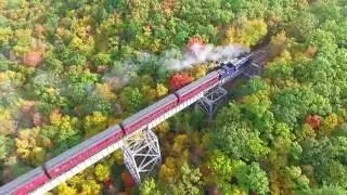 Reading & Northern 425 crossing the Hometown High Bridge