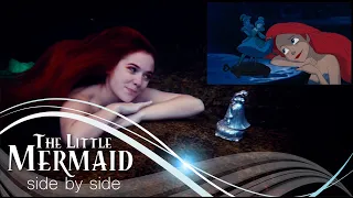 The Little Mermaid - live action and original side by side - Tribute Video