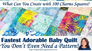 What Can You Make with 100 Charms? So Easy You Don’t Need a Pattern!