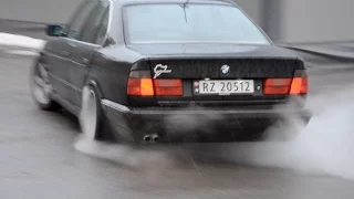 BMW E34 525 DRIFTING TRAILER !