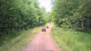 2021 ATV Overlanding Trip - Porcupine Mountains - P Trail - Michigan