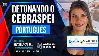 LIVE #247 - DETONANDO O CESPE/CEBRASPE: PORTUGUÊS