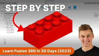 Day 1 of Learn Fusion 360 in 30 Days for Complete Beginners! - 2023 EDITION