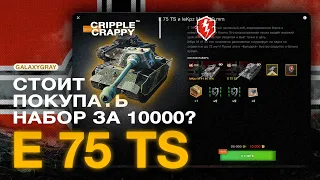 Стоит ли покупать набор с E 75 TS за 10000 золота? / WOT BLITZ